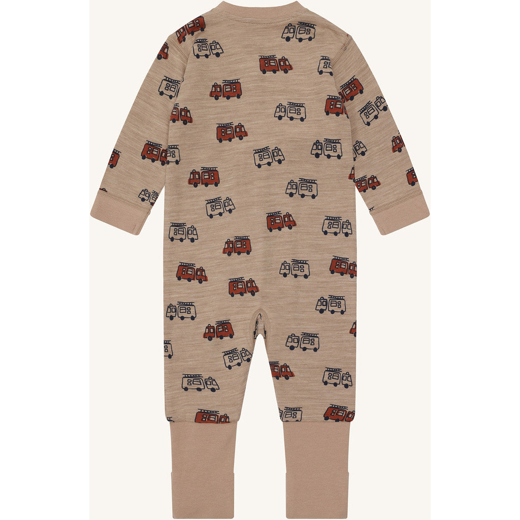 Hust & Claire HCManu Firetruck Zip Night Suit 3554 Biscuit