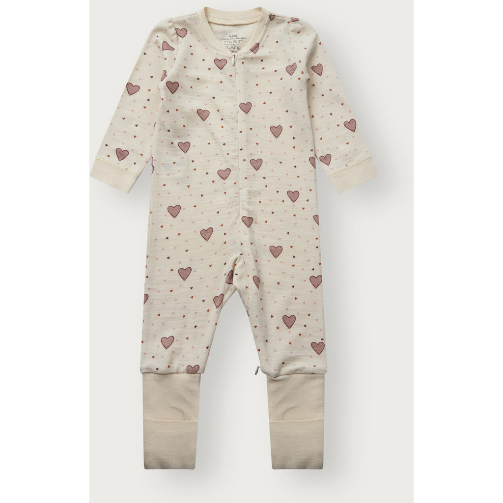 Hust & Claire HCManu Hearts Puff Night Suit 3290 Off White