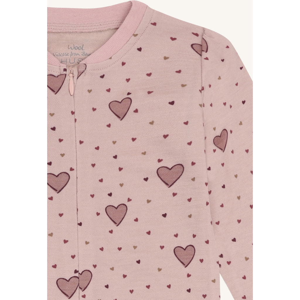 Hust & Claire HCManu Hearts Puff Night Suit 3366 Dusty Rose