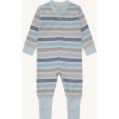 Hust & Claire HCManu Zip 3 Stripes Night Suit 4117 Baby Blue