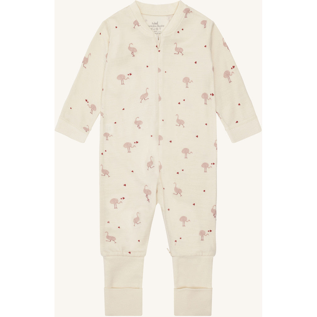 Hust & Claire HCManu Zip Ostrich Night Suit 3290 Off White