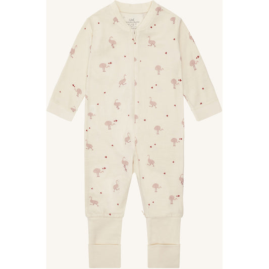 Hust & Claire HCManu Zip Ostrich Night Suit 3290 Off White