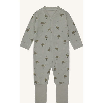 Hust & Claire HCManu Zip Ostrich Night Suit 4440 Forest Fog