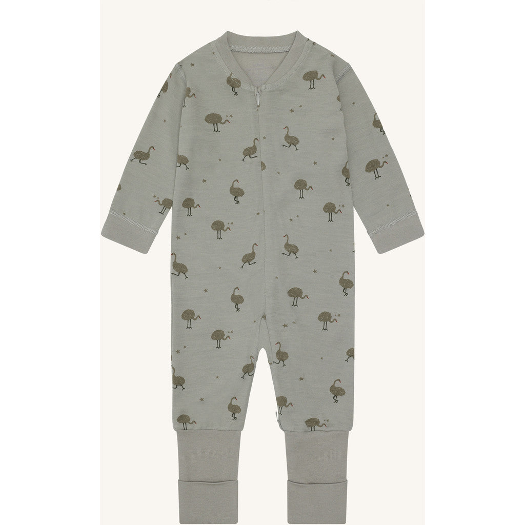 Hust & Claire HCManu Zip Ostrich Night Suit 4440 Forest Fog