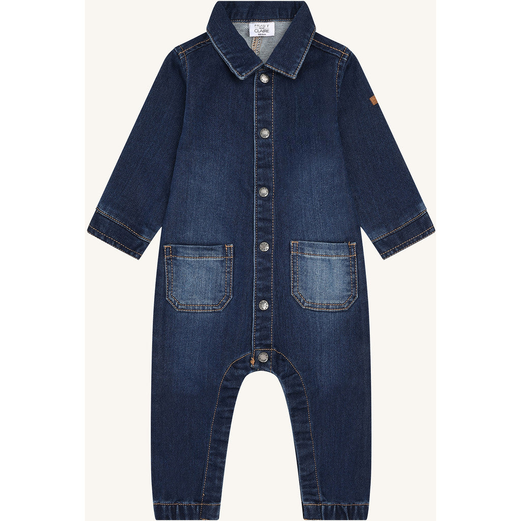Hust & Claire HCMars Dark Denim Pants suit 86 Dark Blue Denim