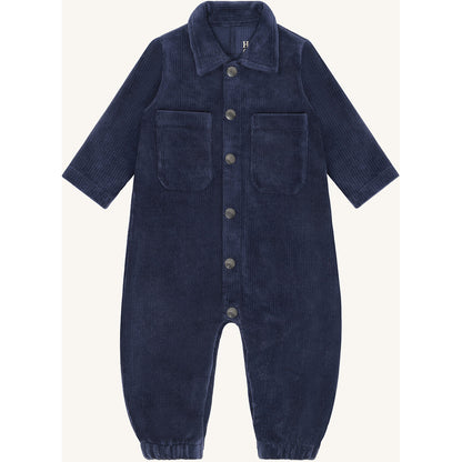 Hust & Claire HCMars Ribbed velour Pants suit 3146 Blues