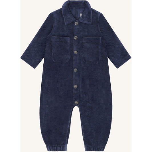 Hust & Claire HCMars Ribbed velour Pants suit 3146 Blues