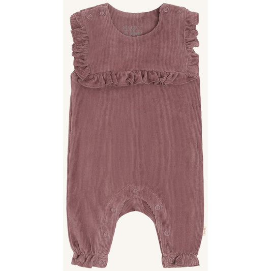Hust & Claire HCMem Velour Jumpsuit 3870 Plum