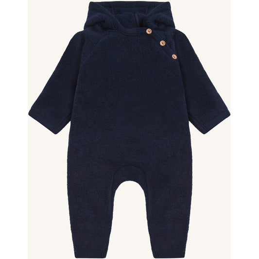 Hust & Claire HCMevi Hood Wool Fleece Suit 4150 More Navy