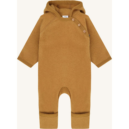 Hust & Claire HCMevi Hood Wool Fleece Suit 3038 Old Mustard