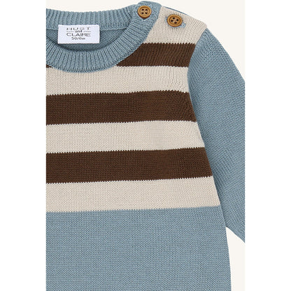 Hust & Claire HCMill Knit Knitwear 3140 Iron Blue