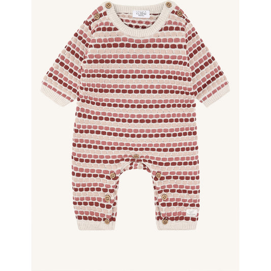 Hust & Claire HCMill dot Jumpsuit 3392 Dry Rose