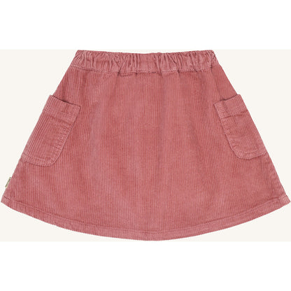 Hust & Claire HCNanna solid corduroy Skirts 3392 Dry Rose