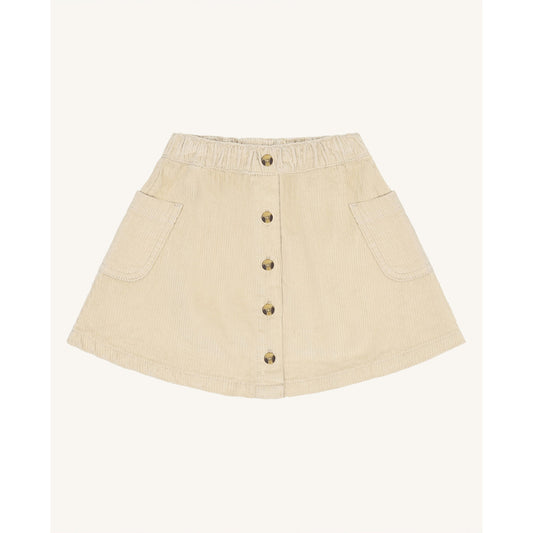 Hust & Claire HCNanna solid corduroy Skirts 4501 French Oak