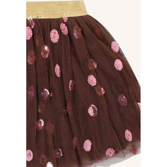 Hust & Claire HCNinna Dots Skirts 4575 Soil