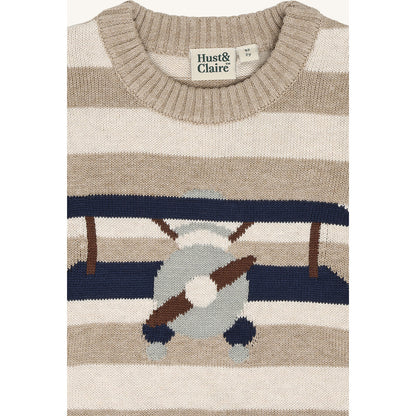 Hust & Claire HCPelle Aeroplane Pullover 3554 Biscuit