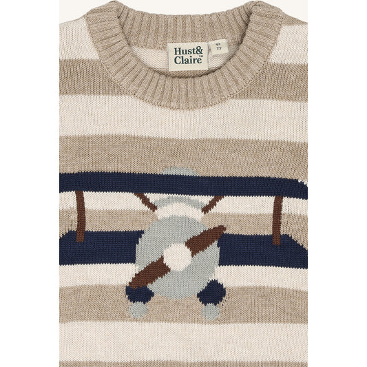 Hust & Claire HCPelle Aeroplane Pullover 3554 Biscuit