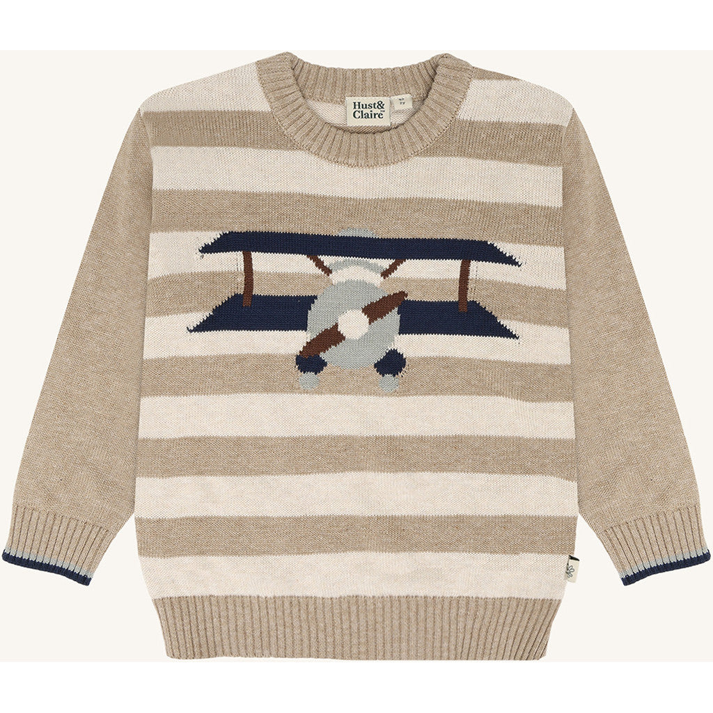 Hust & Claire HCPelle Aeroplane Pullover 3554 Biscuit