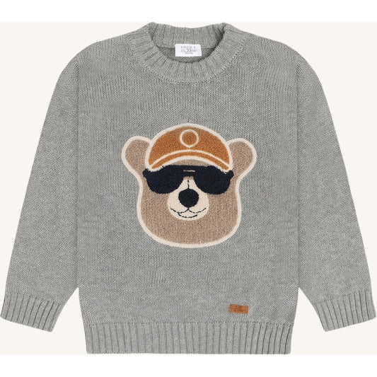 Hust & Claire HCPelle Bear Pullover 1206 Grey Melange
