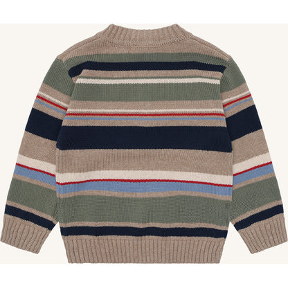 Hust & Claire HCPelle KnitStripe Pullover 3554 Biscuit