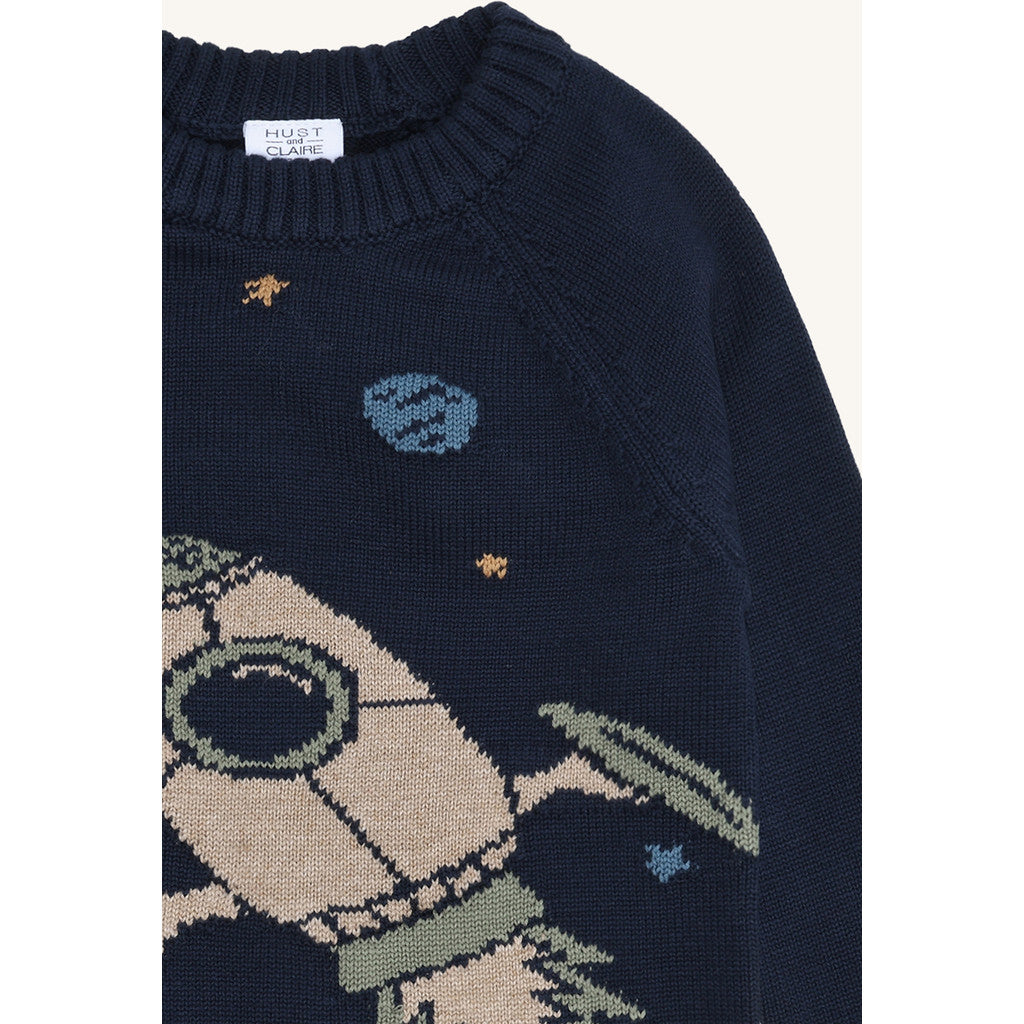 Hust & Claire HCPelle Knit Rocket Pullover 4150 More Navy