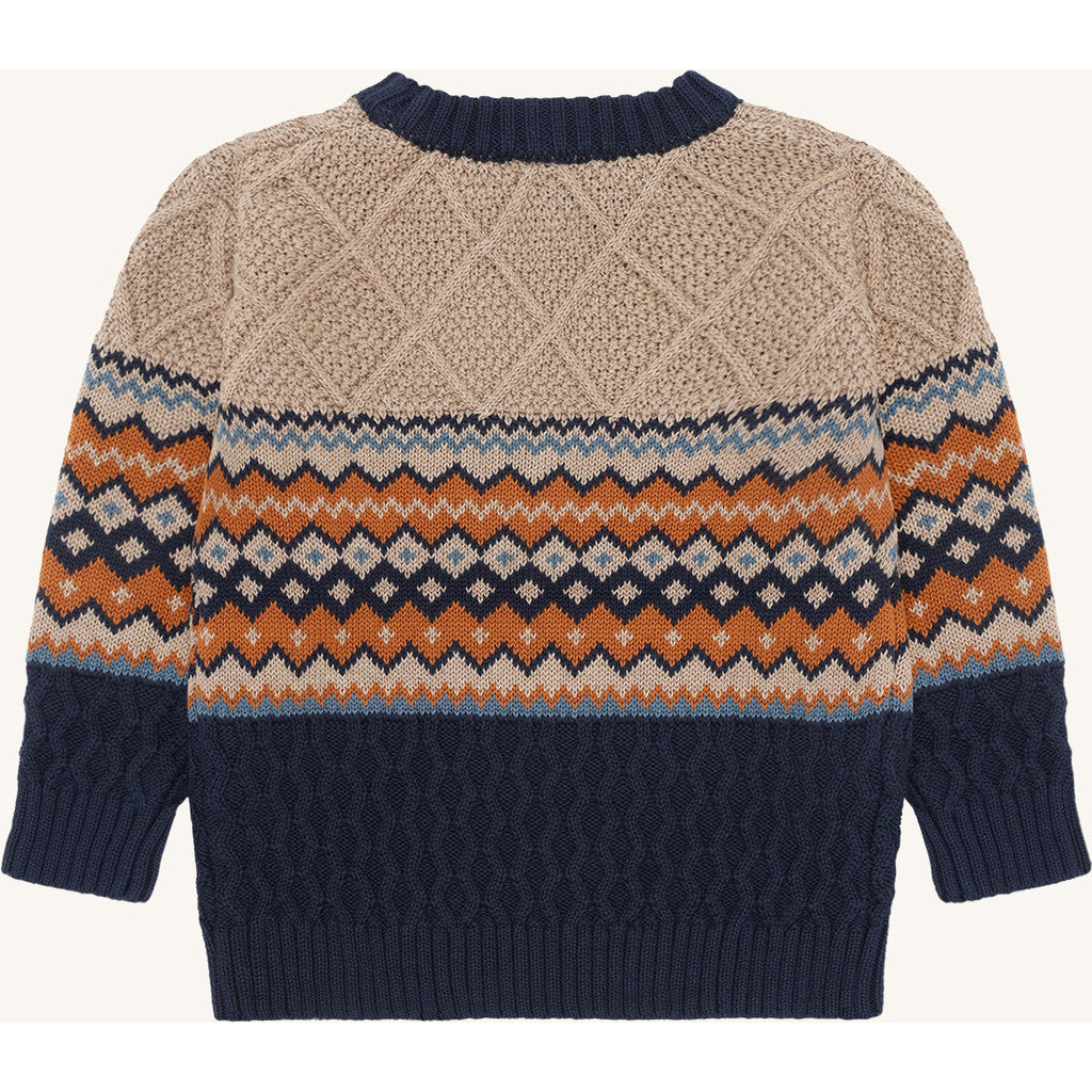 Hust & Claire HCPelle Knit Special Stitch Pullover 3554 Biscuit