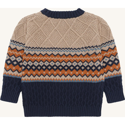 Hust & Claire HCPelle Knit Special Stitch Pullover 3554 Biscuit