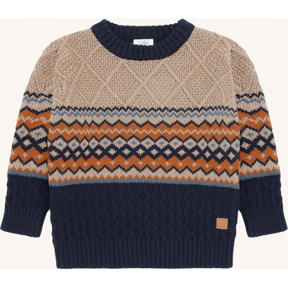 Hust & Claire HCPelle Knit Special Stitch Pullover 3554 Biscuit