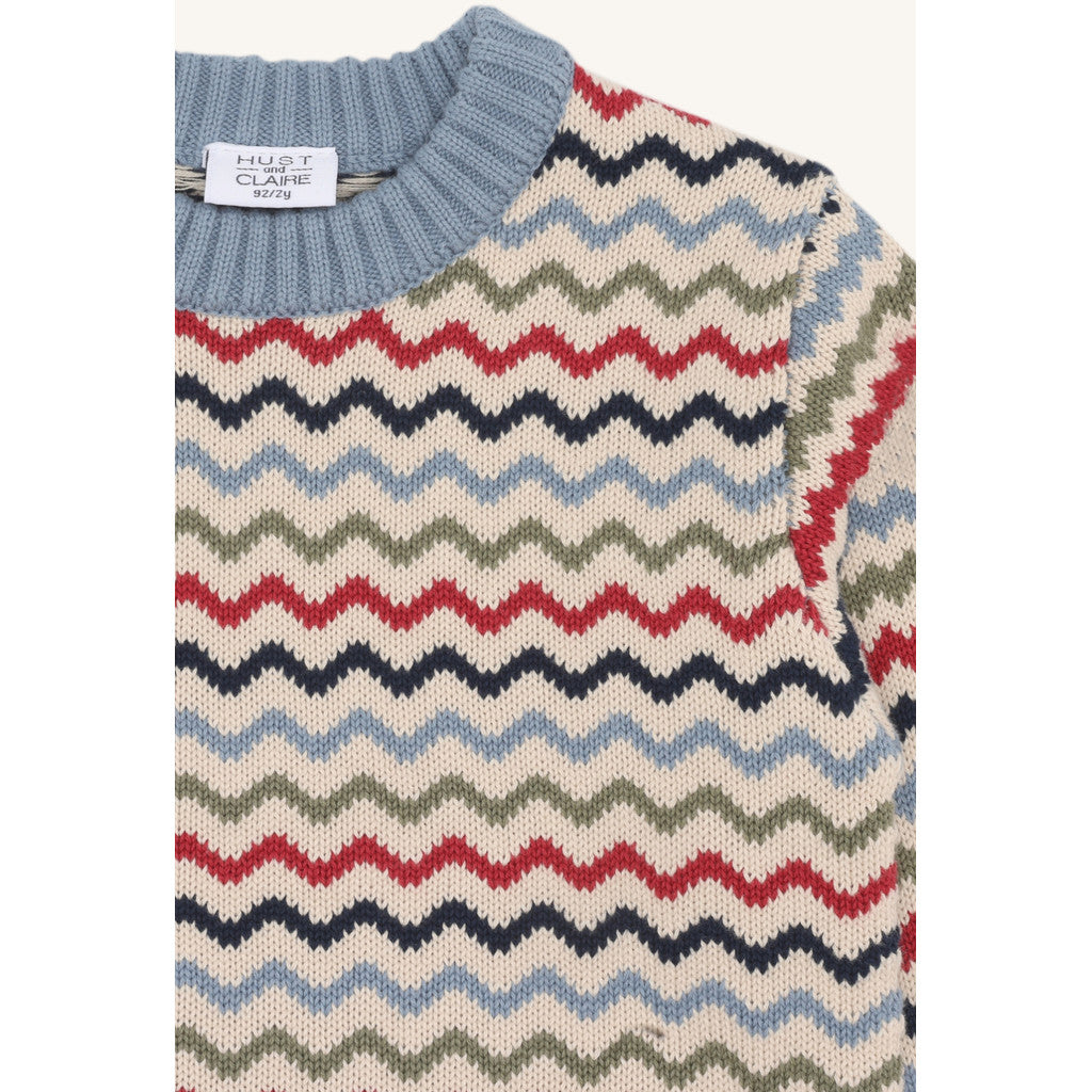 Hust & Claire HCPelle Stripes Pullover 3517 Sandshell