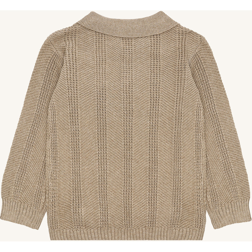 Hust & Claire HCPelle Structure Pullover 3554 Biscuit