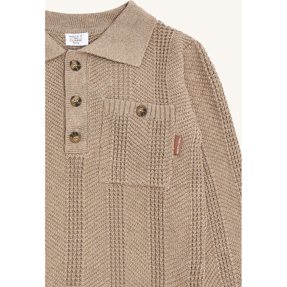Hust & Claire HCPelle Structure Pullover 3554 Biscuit
