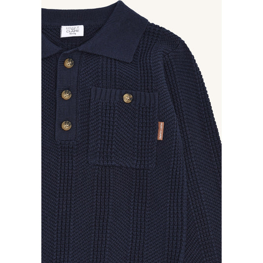 Hust & Claire HCPelle Structure Pullover 4150 More Navy