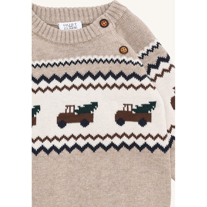 Hust & Claire HCPerry Truck Pullover 3552 Beige Melange