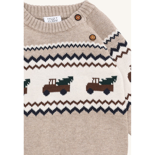 Hust & Claire HCPerry Truck Pullover 3552 Beige Melange