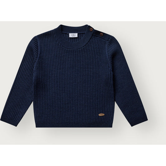 Hust & Claire HCPil Wool Rib Pullover 3146 Blues