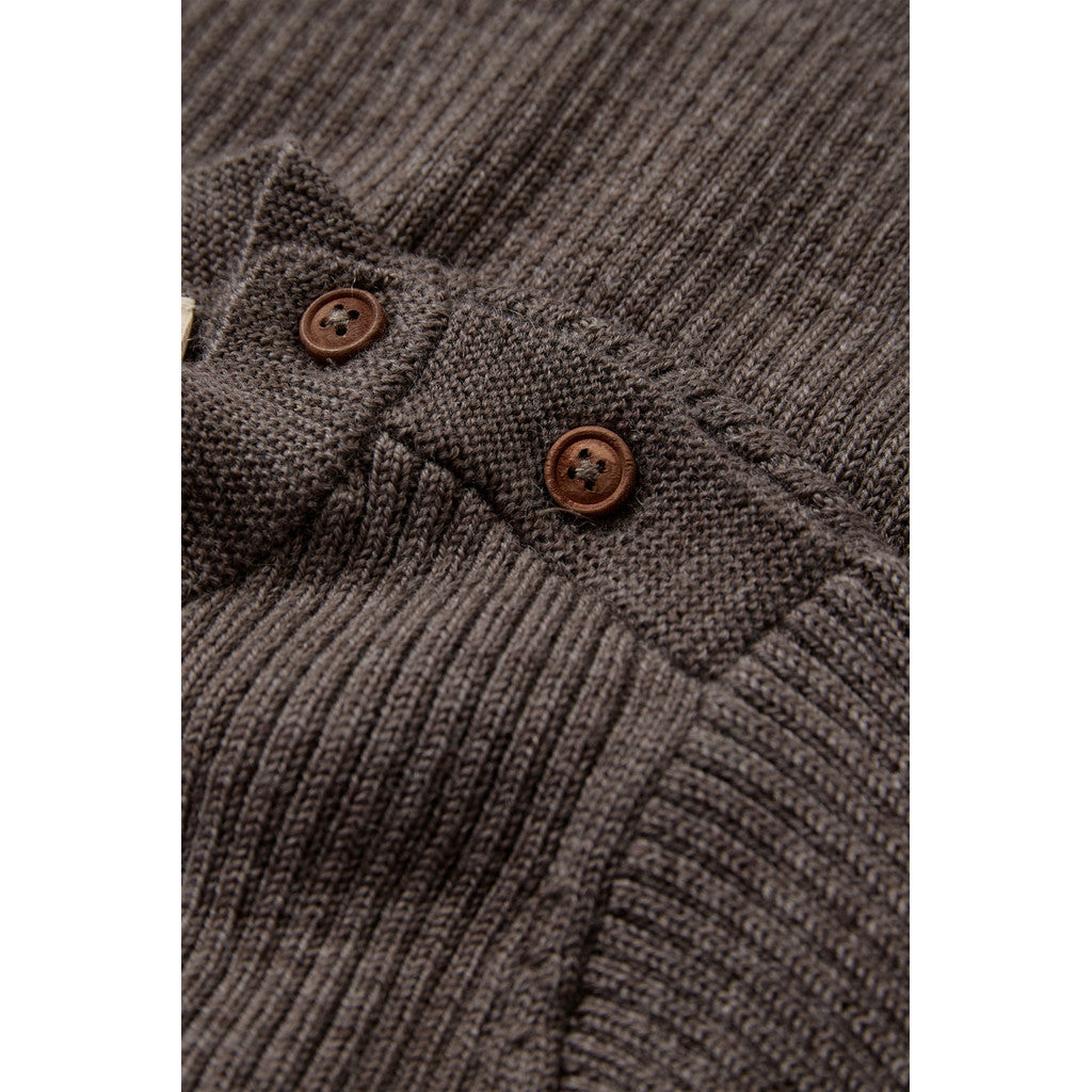 Hust & Claire HCPil Wool Rib Pullover 3232 Deer Melange