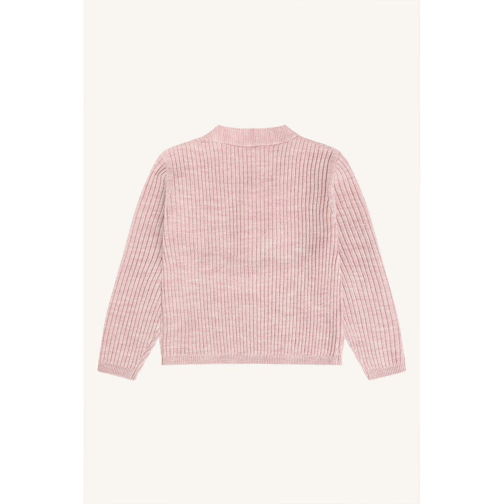 Hust & Claire HCPil Wool Rib Pullover 3875 Heather