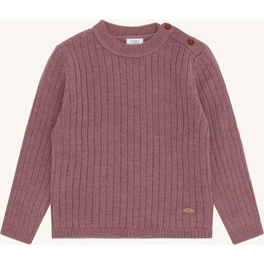 Hust & Claire HCPil Wool Rib Pullover 3863 Pale Mauve