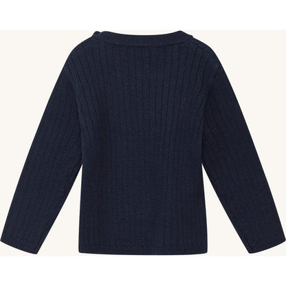 Hust & Claire HCPil Wool Rib Pullover 4150 More Navy