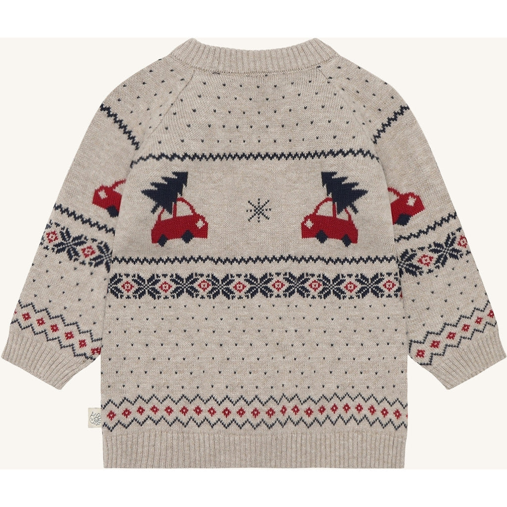 Hust & Claire HCPilou Holiday Pullover 3552 Beige Melange