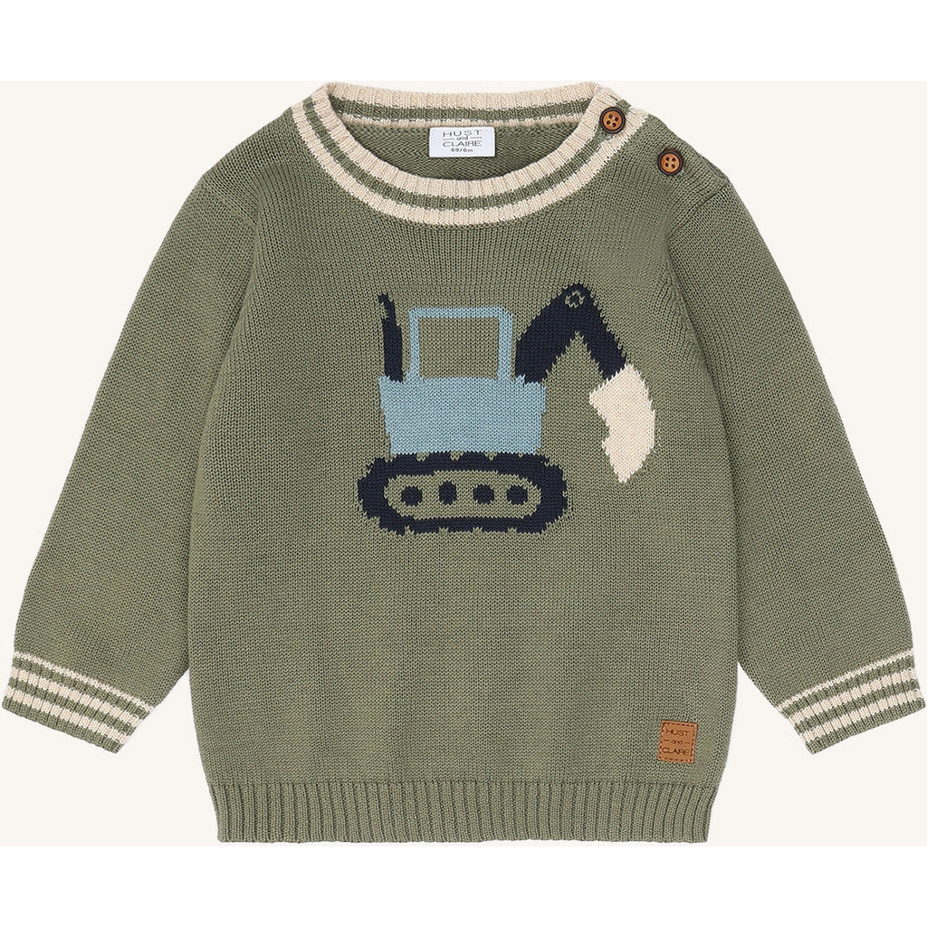 Hust & Claire HCPilou Knit Backhoe Pullover 3919 Turtle
