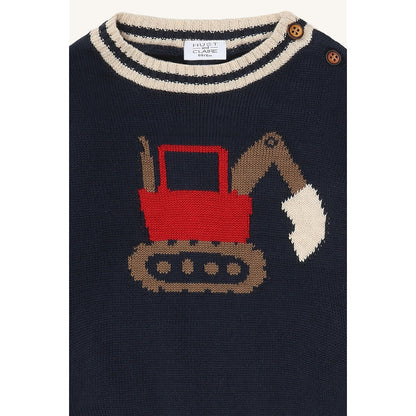 Hust & Claire HCPilou Knit Backhoe Pullover 4150 More Navy