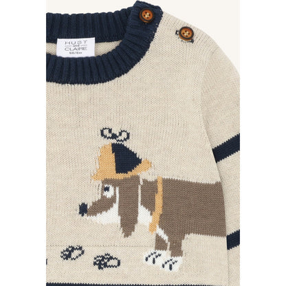 Hust & Claire HCPilou Tracking Dog Pullover 1290 Wheat Melange