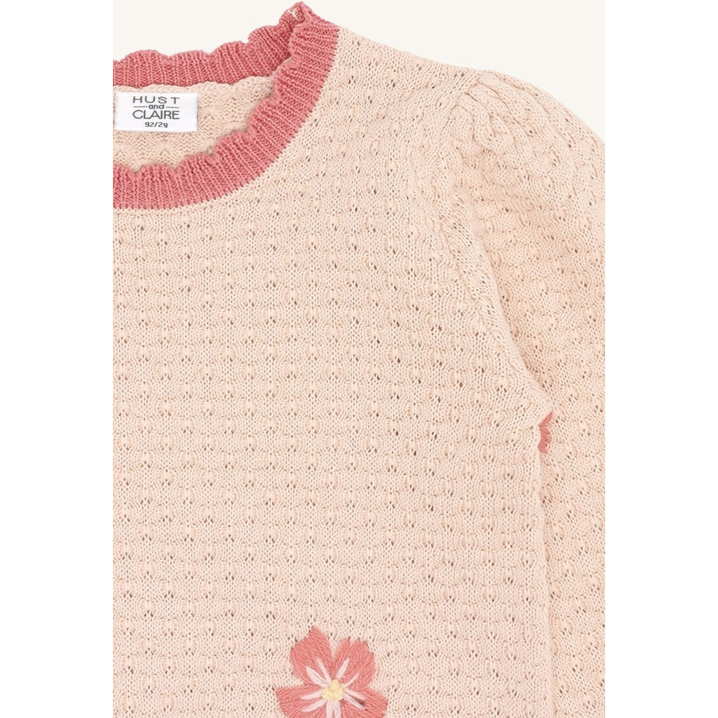 Hust & Claire HCPippa  Flower Pullover 3763 Quartz