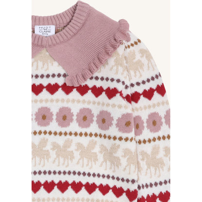 Hust & Claire HCPippa Unicorn Pullover 3270 Ivory