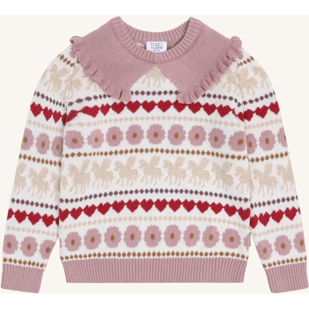 Hust & Claire HCPippa Unicorn Pullover 3270 Ivory