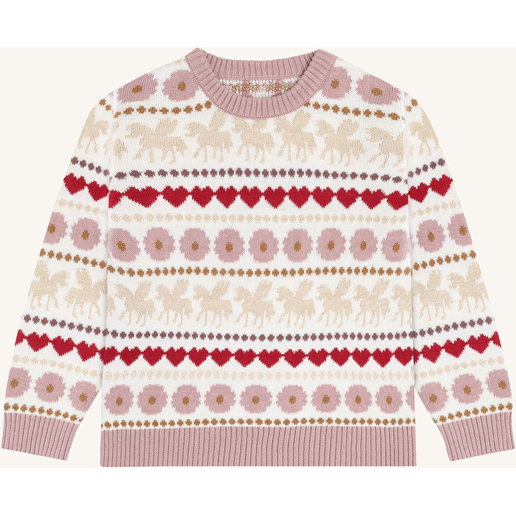 Hust & Claire HCPippa Unicorn Pullover 3270 Ivory