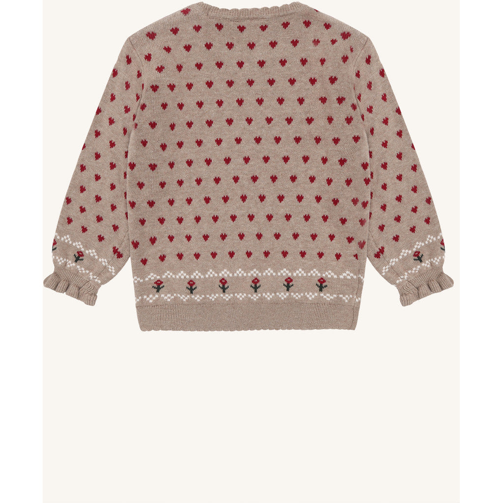 Hust & Claire HCPippa xmas Pullover 3554 Biscuit