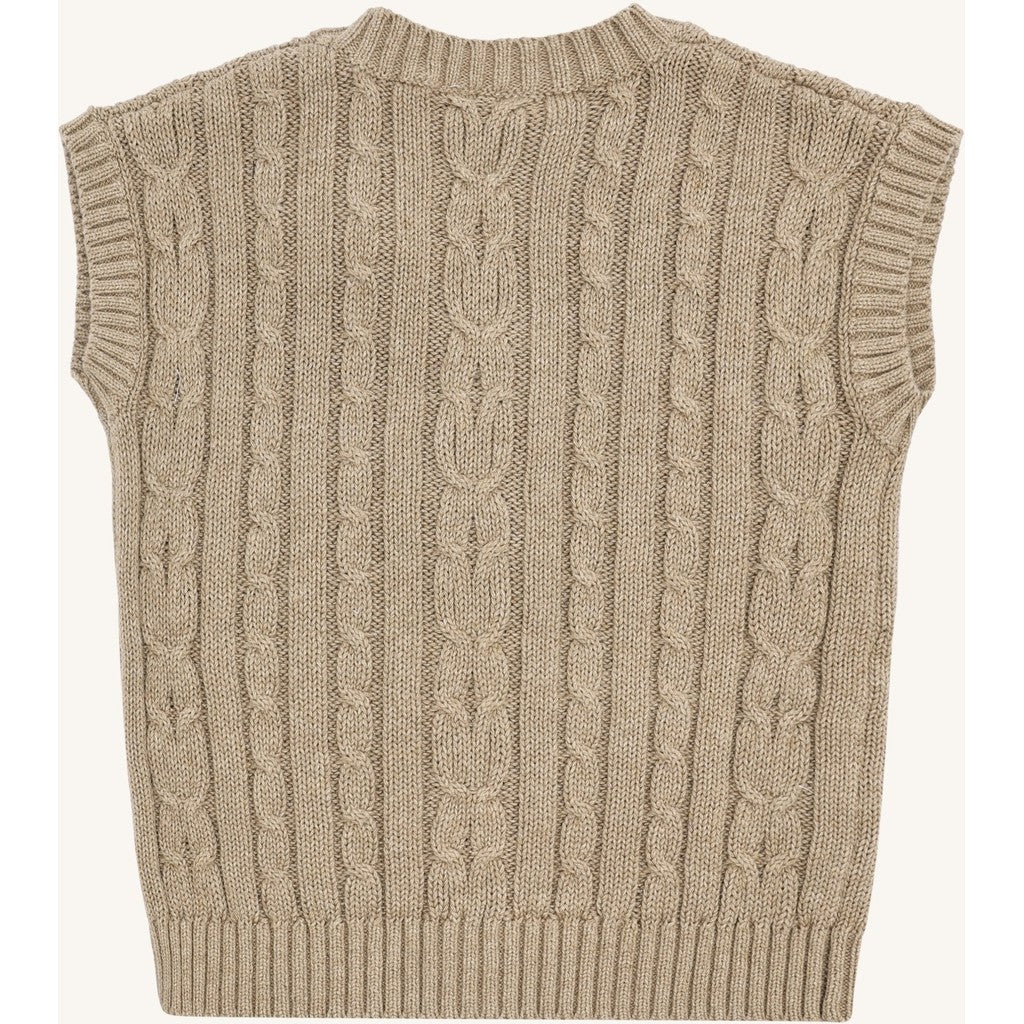 Hust & Claire HCPrinco Cable Knitwear 3554 Biscuit