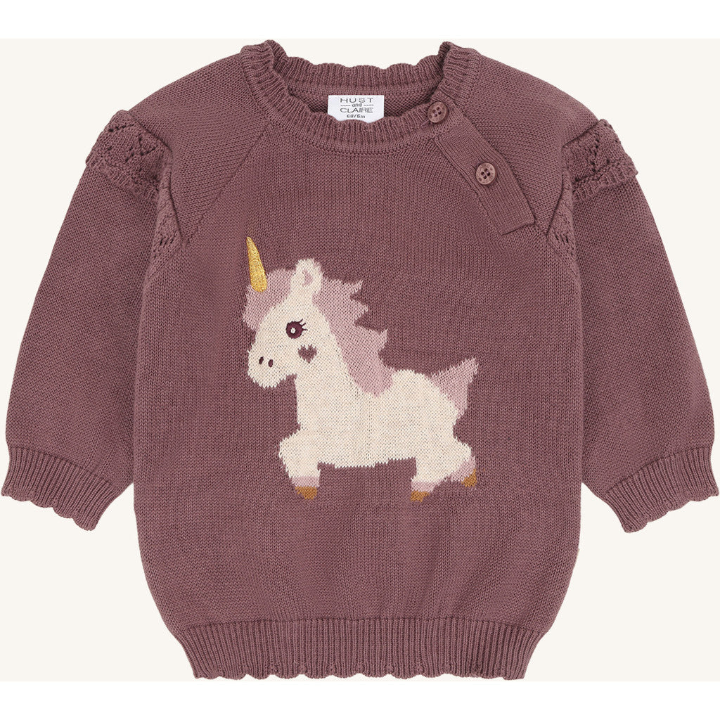 Hust & Claire HCPusle Magic Pullover 3870 Plum